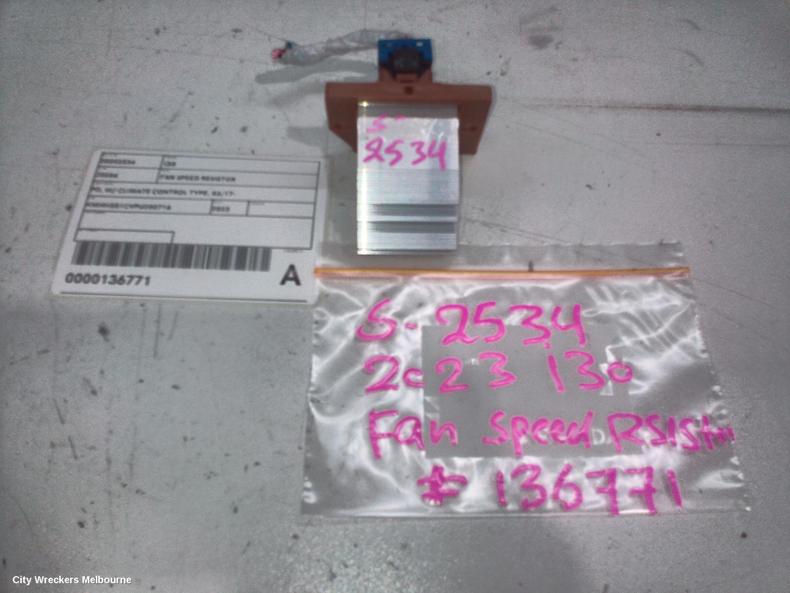 HYUNDAI I30 FAN SPEED RESISTOR, PD, W/ CLIMATE CONTROL TYPE, 03/2017 ONWARDS - Image 1