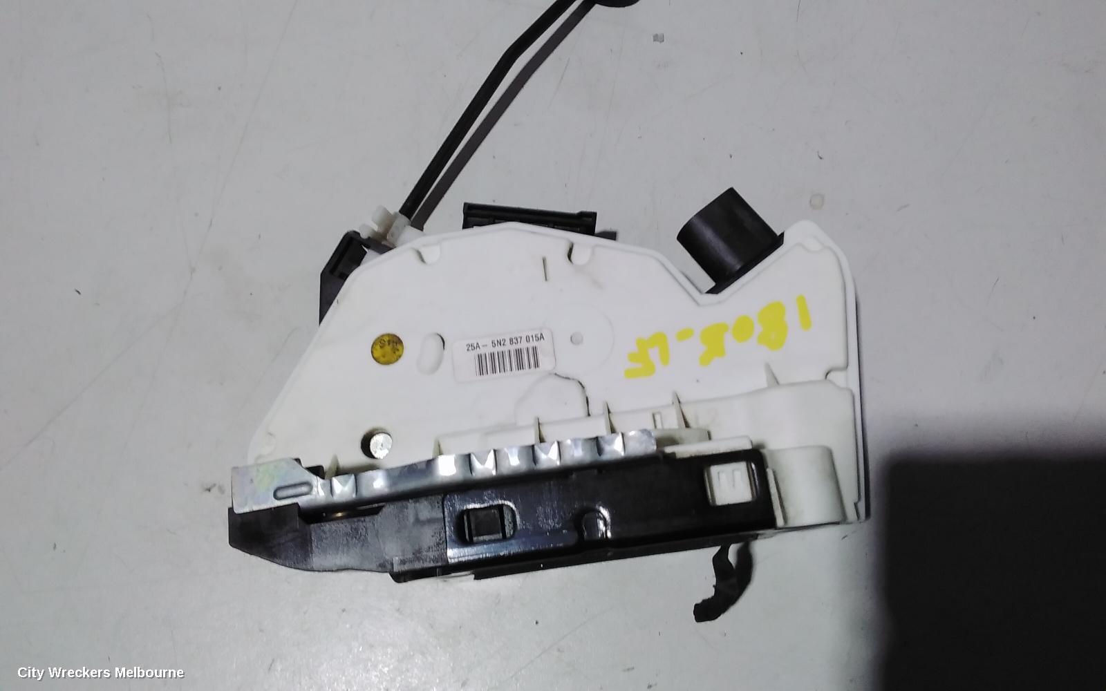 VOLKSWAGEN TIGUAN DOOR/BOOT/GATE LOCK, LEFT FRONT DOOR LOCK, 5N, P/N 5N2837015C (6 PIN), 01/2009 - 06/2011 - Image 2