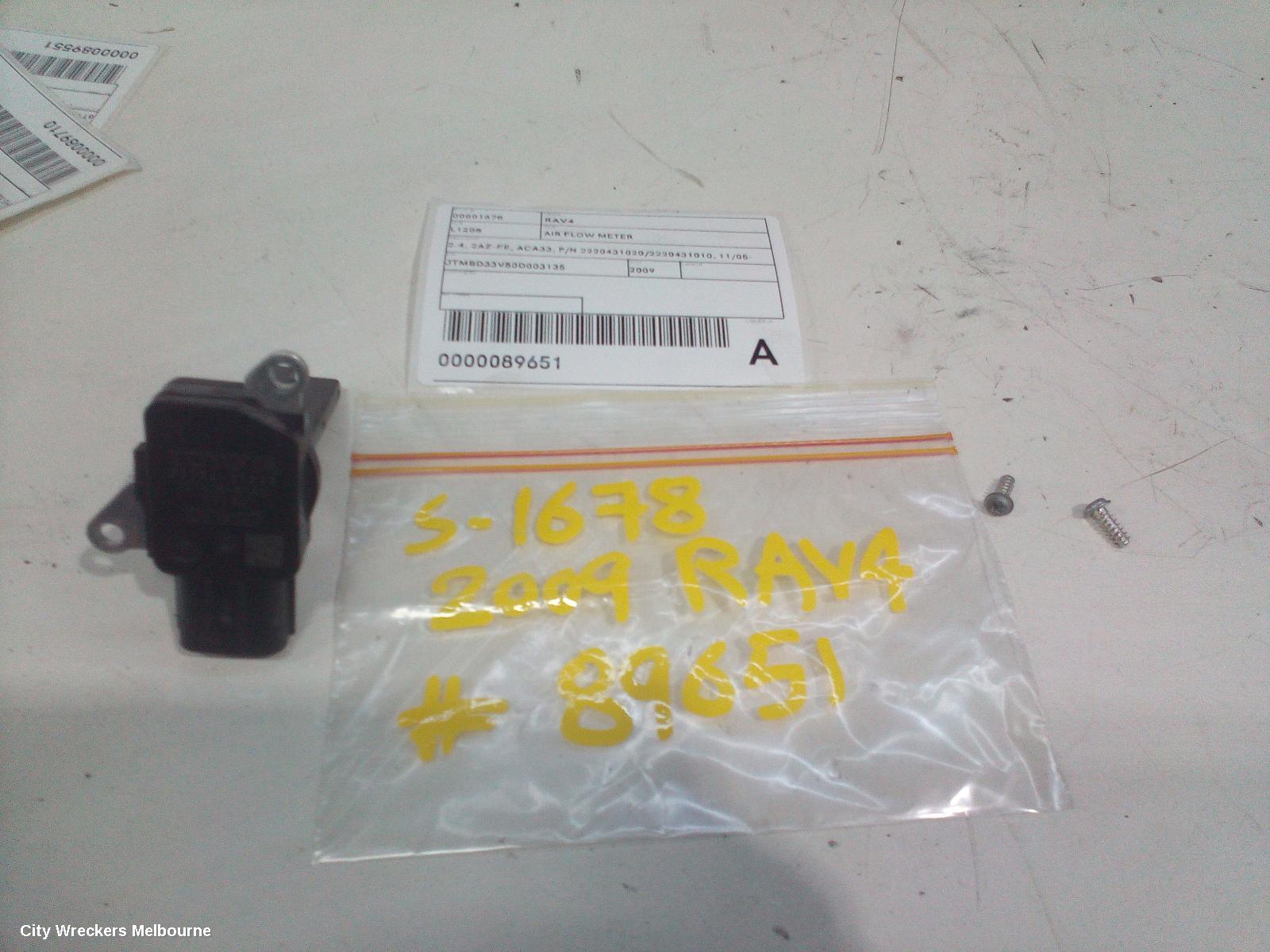 TOYOTA RAV4 AIR FLOW METER, 2.4, 2AZ-FE, ACA33, P/N 2220431020/202220431010, 11/2005 - 11/2012 - Image 3