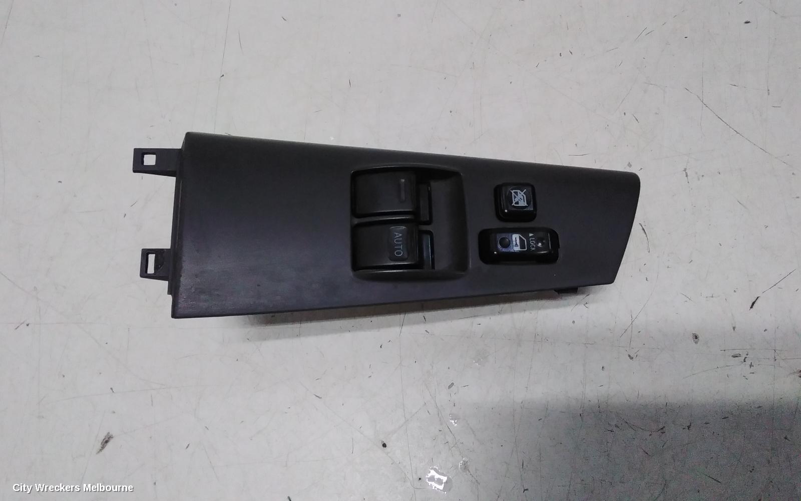 TOYOTA COROLLA PWR DR WIND SWITCH, RH FRONT (MASTER SWITCH), 2 SWITCH TYPE, ZZE122, 12/2001 - 04/2007 - Image 1