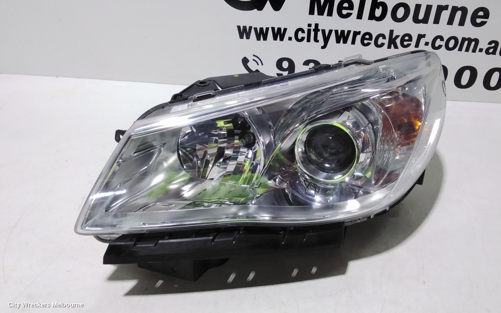 HOLDEN COMMODORE LEFT HEADLAMP, VF, EVOKE/CALAIS, CHROME INSERT TYPE, 05/2013 - 12/2017 - Image 3