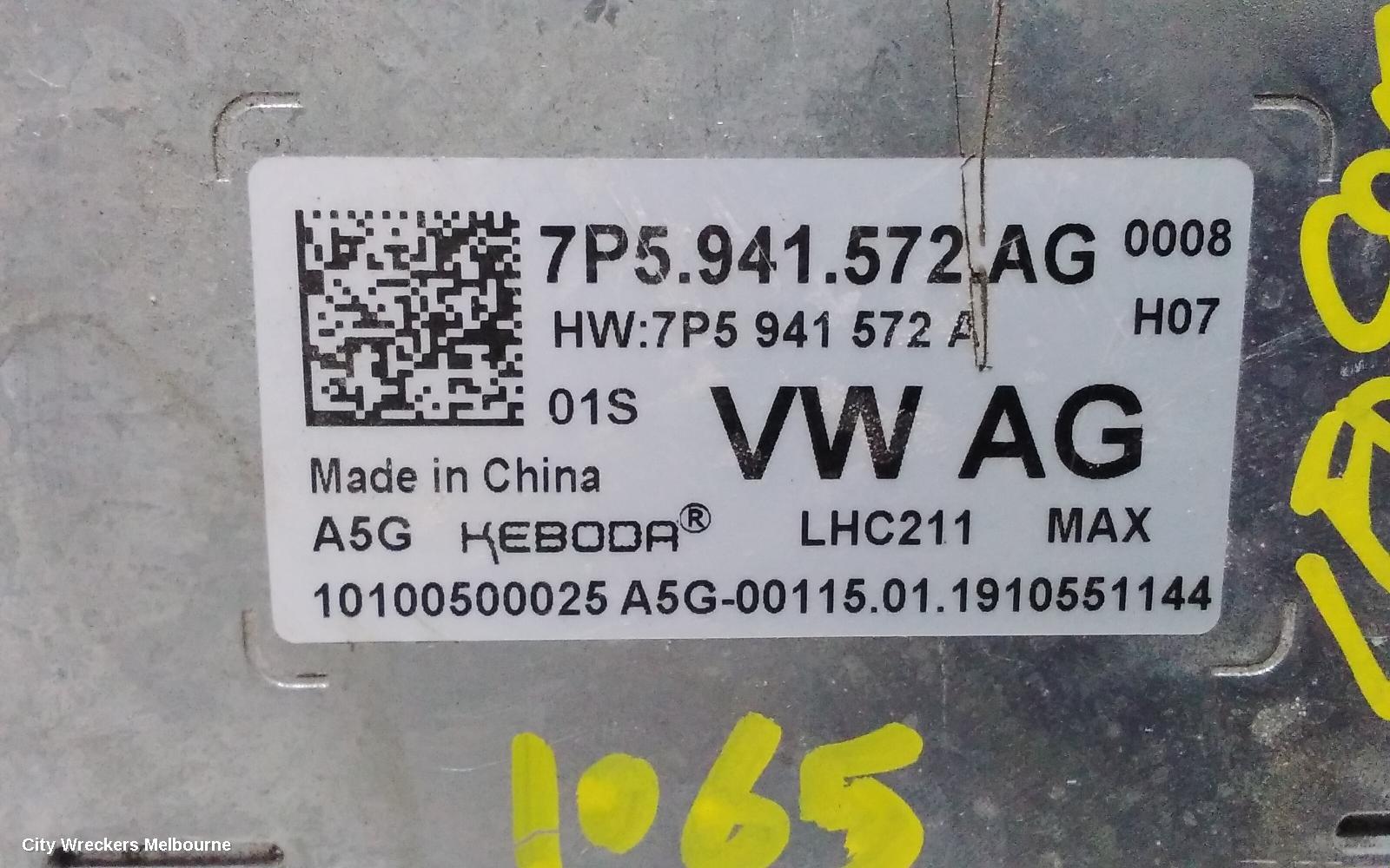 VOLKSWAGEN TIGUAN RIGHT HEADLAMP, 5NA, LED TYPE, 06/2016 ONWARDS - Image 3