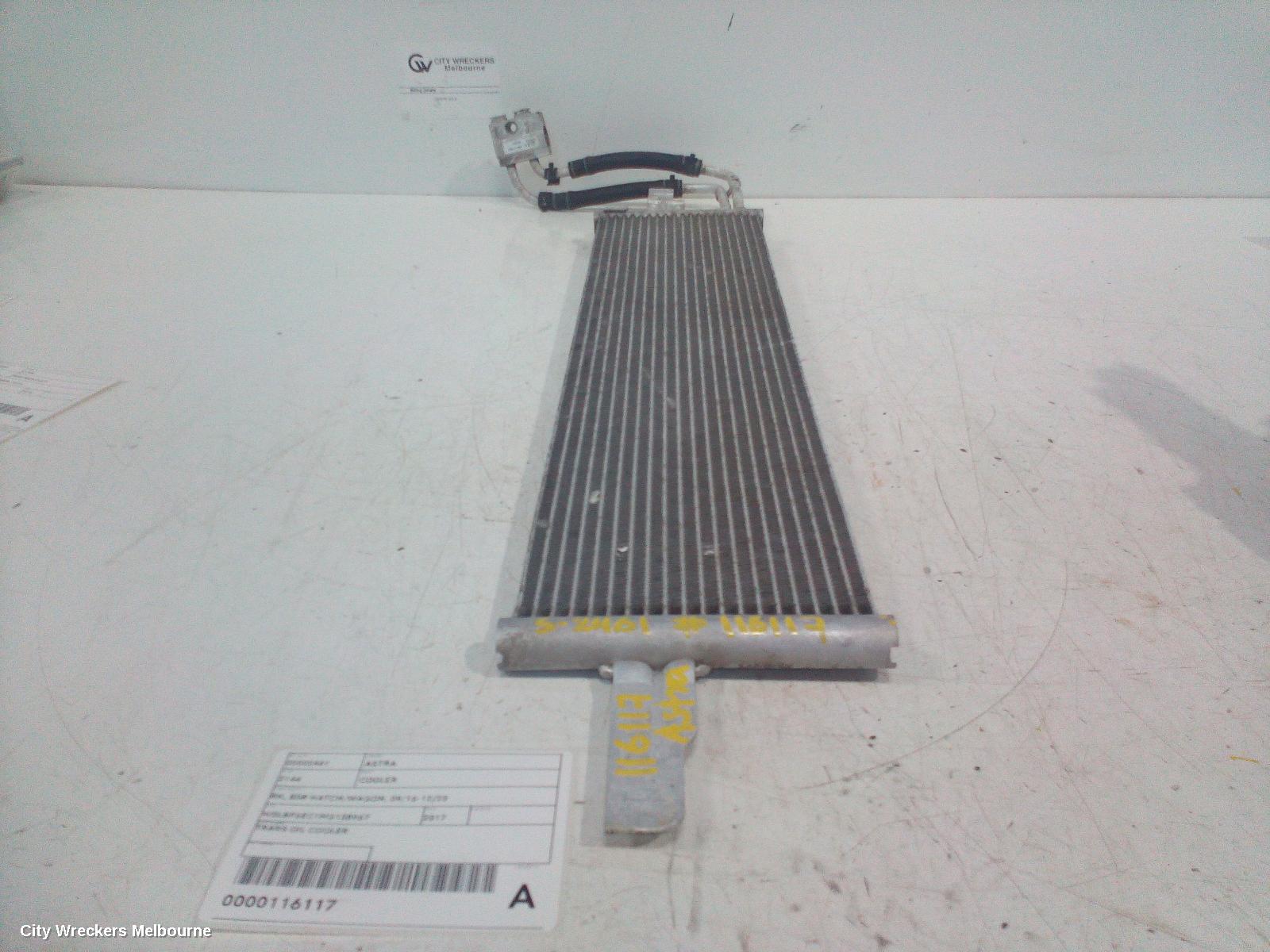 HOLDEN ASTRA COOLER, BK, 5DR HATCH/WAGON, 09/2016 - 12/2020 - Image 1