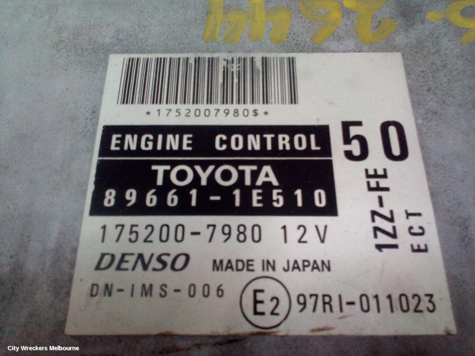 TOYOTA COROLLA ECU, ENGINE ECU, 1.8, 1ZZ-FE, PETROL, ECU ONLY, ZZE122, 12/2001 - 06/2007 - Image 3