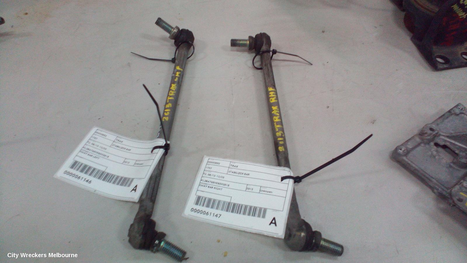 HOLDEN TRAX STABILISER BAR, TJ, 08/2013 - 12/2020 - Image 2