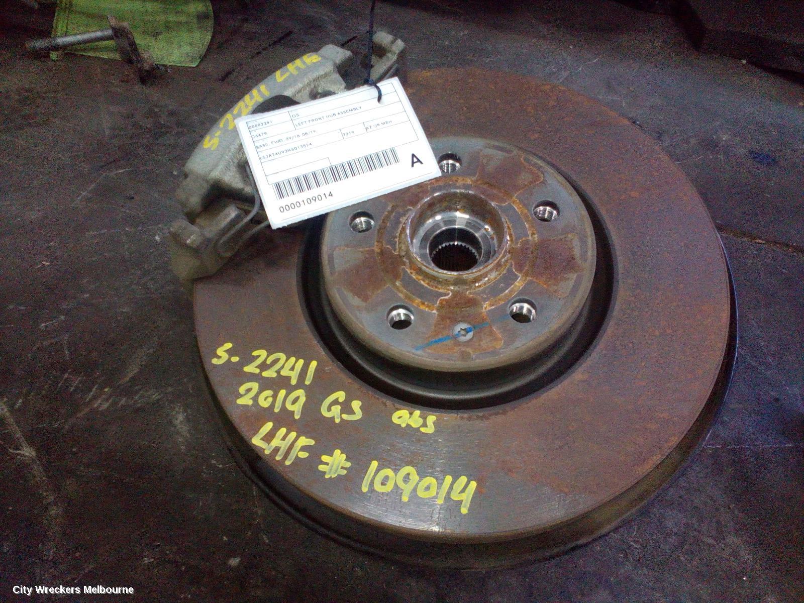 MG GS LEFT FRONT HUB ASSEMBLY, SAS2, FWD, 09/2016 - 08/2019 - Image 2