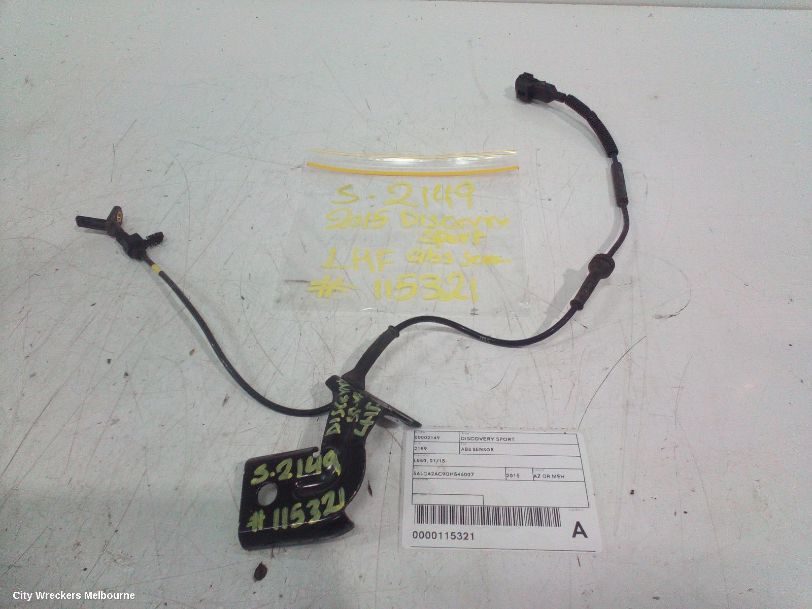 LAND ROVER DISCOVERY SPORT ABS SENSOR, L550, 01/2015 ONWARDS - Image 2