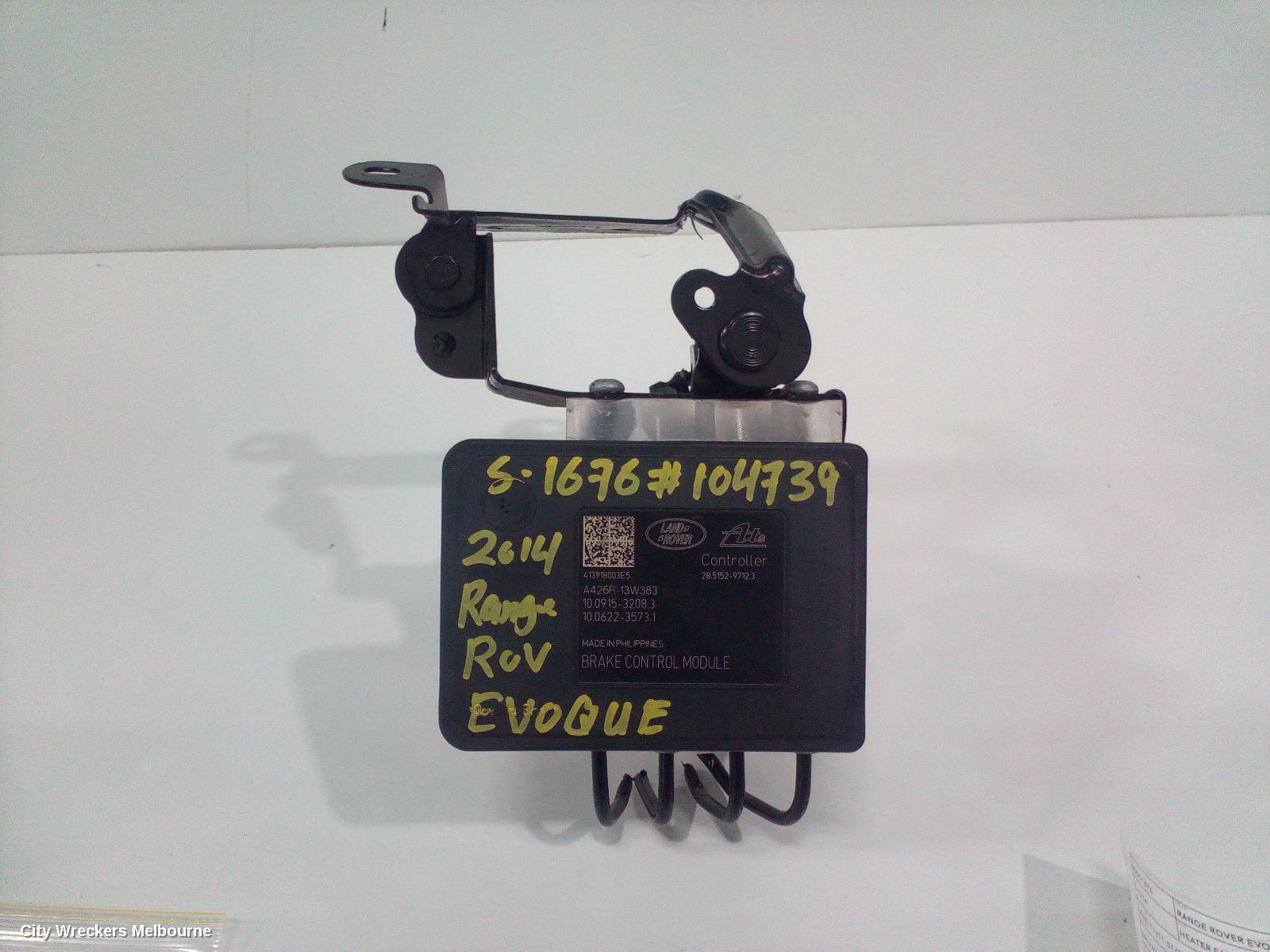 LAND ROVER RANGEROVER EVOQUE ABS PUMP/MODULATOR, L538, 11/2011 - 01/2019 - Image 1