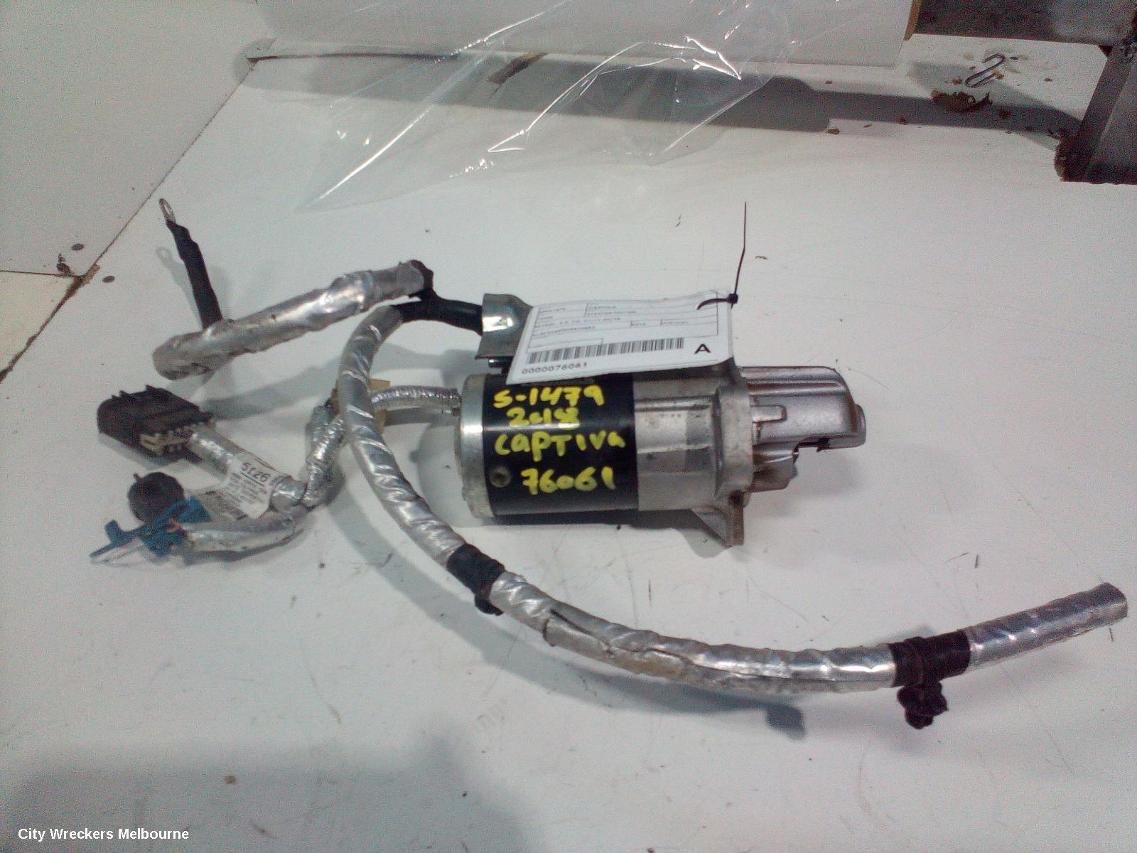 HOLDEN CAPTIVA STARTER, PETROL, 3.0, CG, 01/2011 - 06/2018 - Image 3