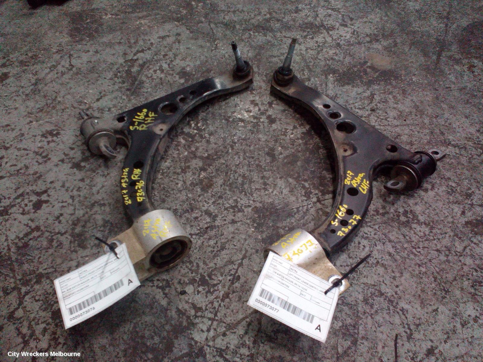HOLDEN ASTRA LEFT FRONT LOWER CONTROL ARM, BK, 5DR HATCH/WAGON, 09/2016 - 12/2020 - Image 2