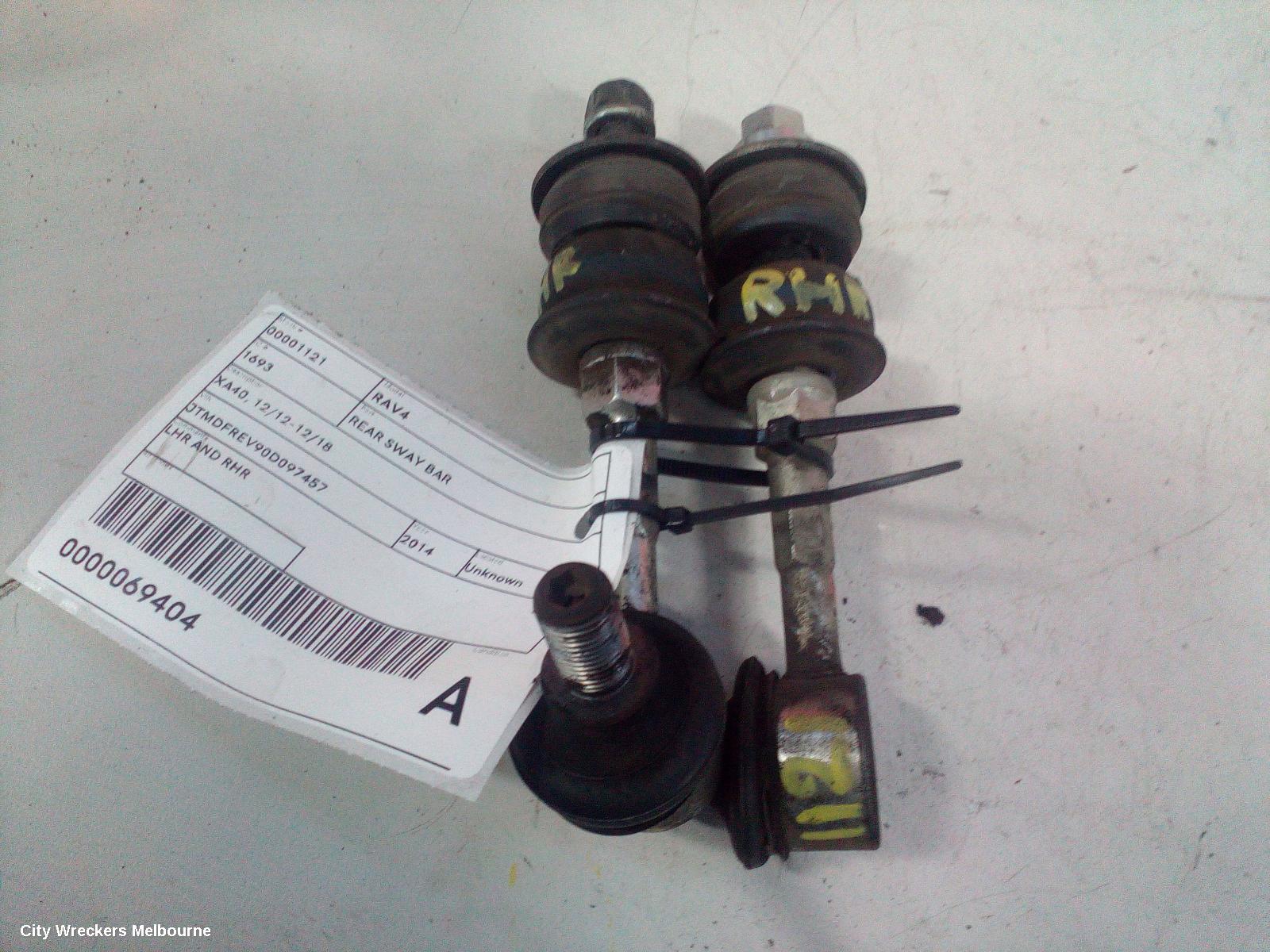 TOYOTA RAV4 REAR SWAY BAR, XA40, 12/2012 - 12/2018 - Image 1
