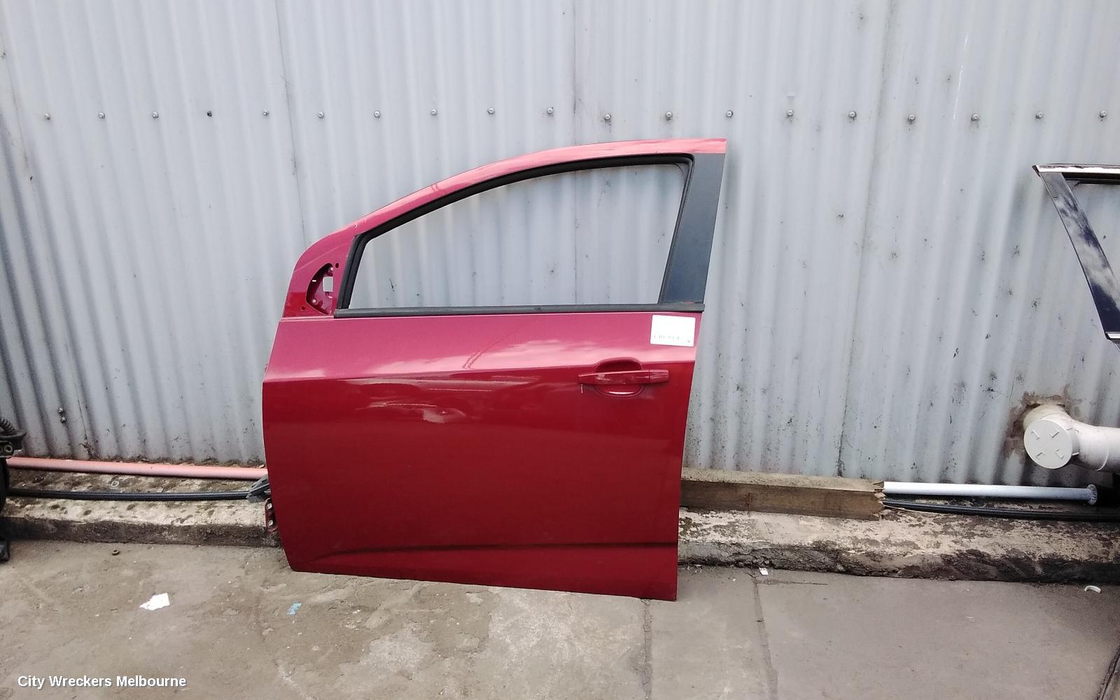 HOLDEN BARINA LEFT FRONT DOOR, TM, HATCH/SEDAN, 11/2011 - 12/2018 - Image 1
