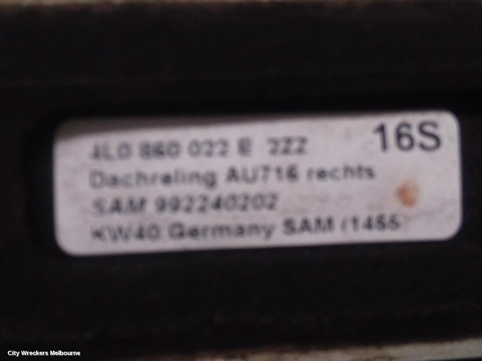 AUDI Q7 ROOF RAIL, 4L, 09/2006 - 08/2015 - Image 3