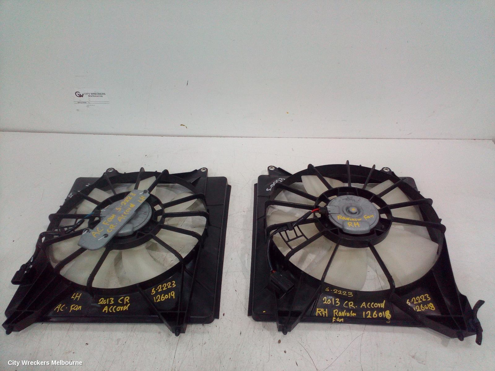 HONDA ACCORD FAN, RADIATOR FAN, 2.4, 9TH GEN, 05/2013 - 08/2019 - Image 3