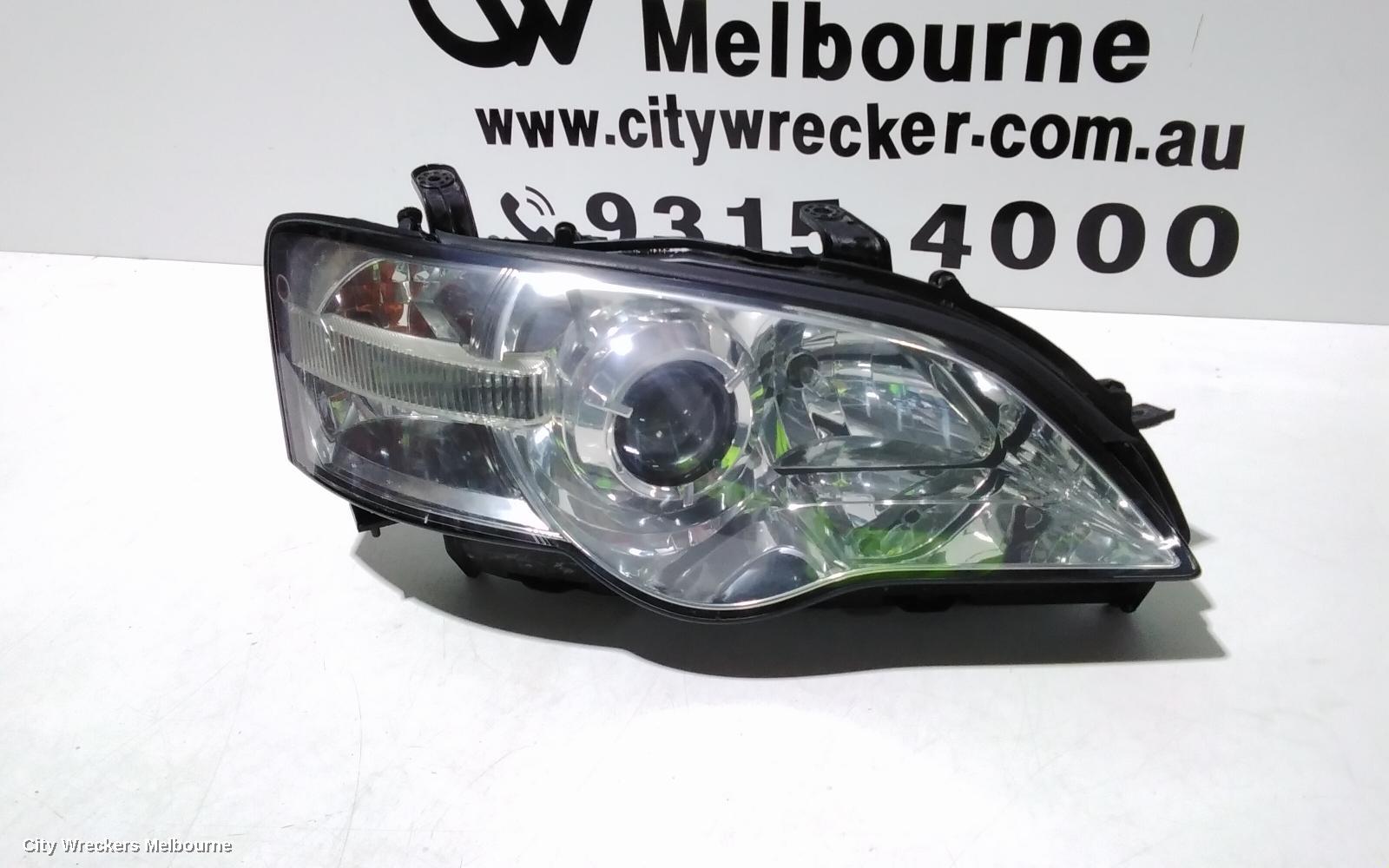 SUBARU LIBERTY RIGHT HEADLAMP, 4TH GEN, CHROME, HALOGEN TYPE, 05/2005 - 08/2006 - Image 2