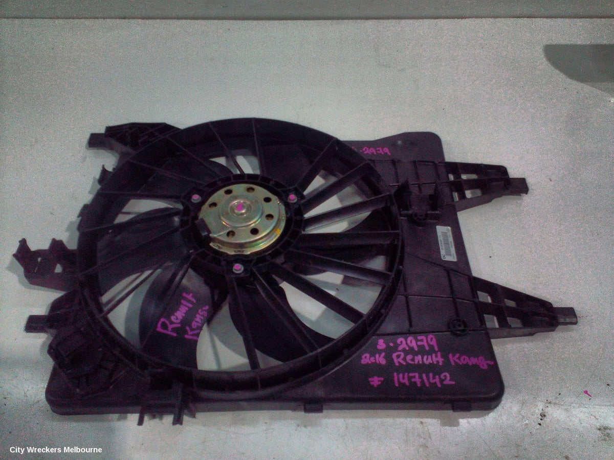 RENAULT KANGOO FAN, X61, A/C FAN, PETROL, 1.6, 10/2010 - 06/2016 - Image 1