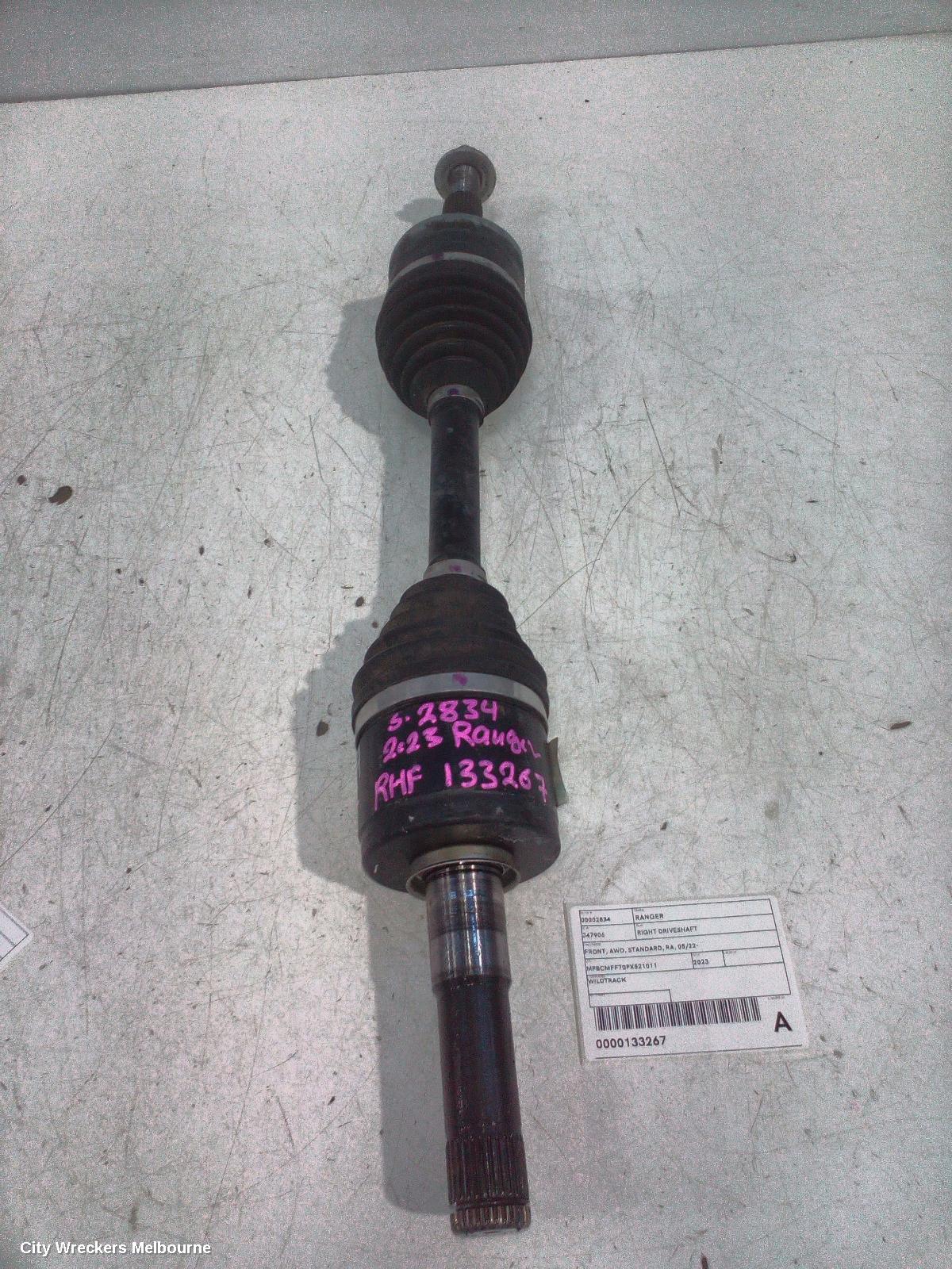FORD RANGER RIGHT DRIVESHAFT, FRONT, AWD, STANDARD, RA, 05/2022 ONWARDS - Image 2