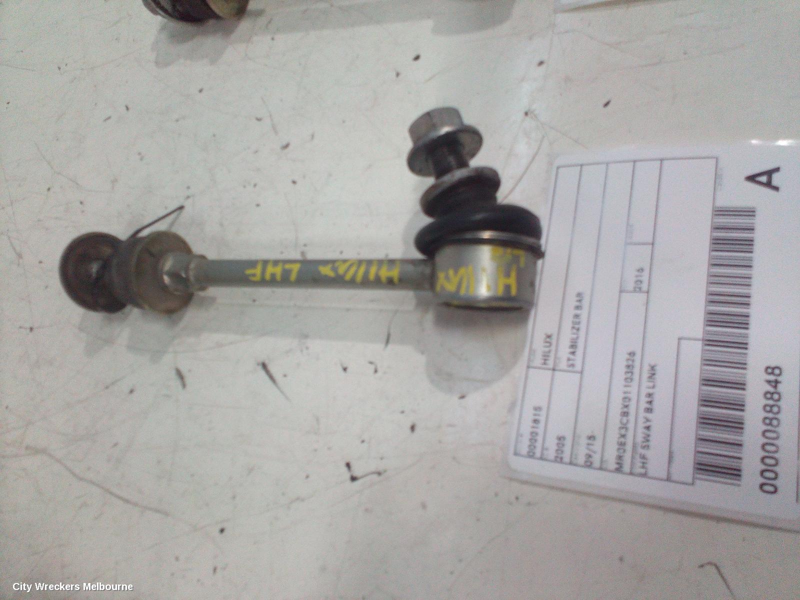 TOYOTA HILUX STABILISER BAR, 2WD, FRONT SWAY BAR, 09/2015 ONWARDS - Image 2