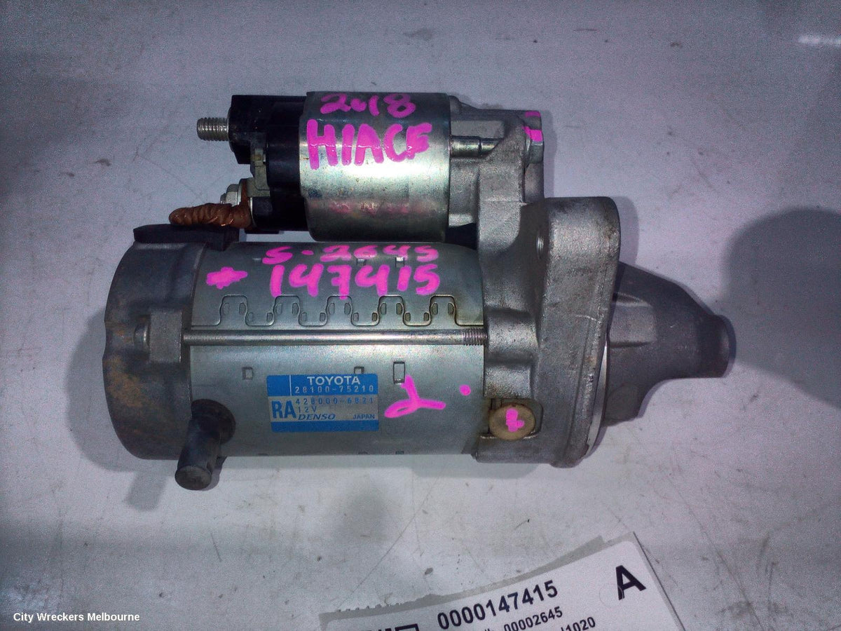 TOYOTA HIACE STARTER, PETROL, 2.7, 2TR-FE, TRH, 01/2005 - 04/2019 - Image 1