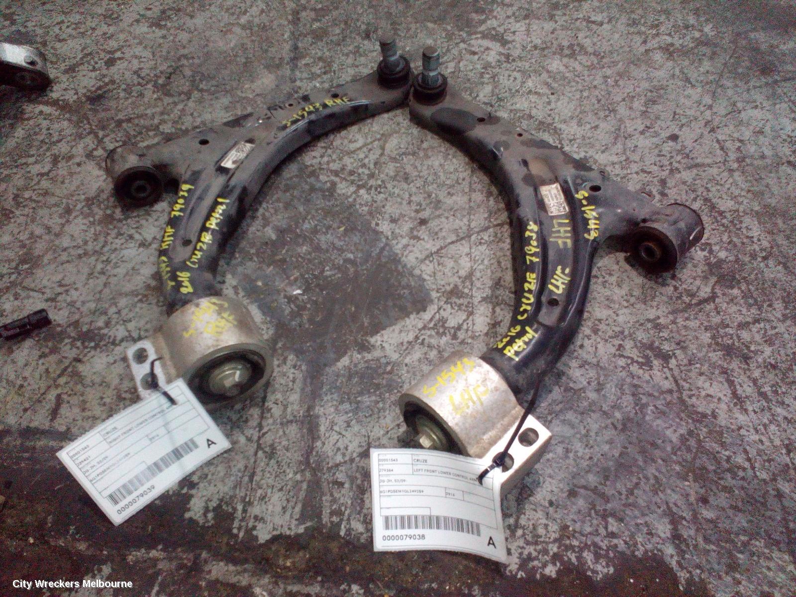 HOLDEN CRUZE LEFT FRONT LOWER CONTROL ARM, JG-JH, 03/2009 ONWARDS - Image 3