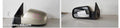 HYUNDAI SANTA FE LEFT DOOR MIRROR, CM, NON FLASHER TYPE, 11/2005 - 06/2012 - Image 1