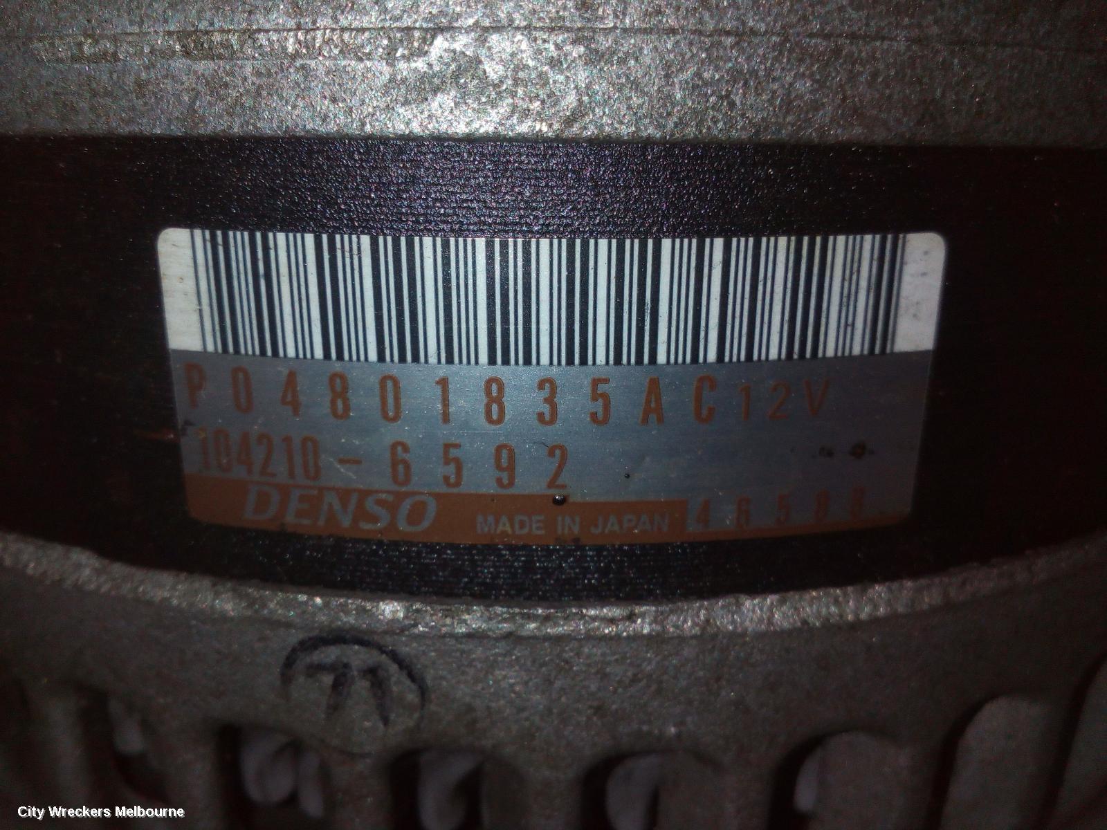 JEEP GRANDCHEROKEE ALTERNATOR, DIESEL, 3.0, WK, 04/2013 - 02/2022 - Image 3
