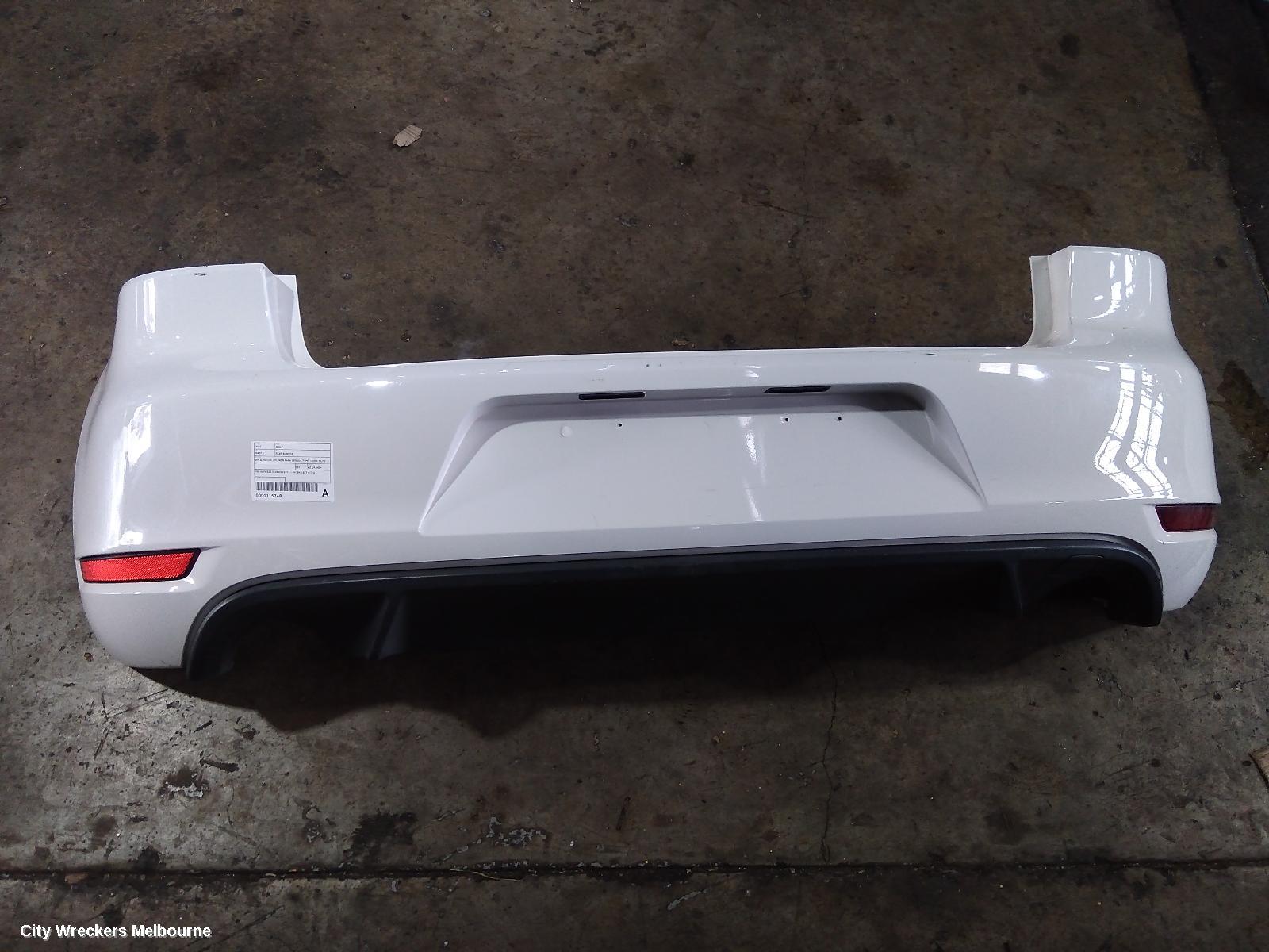 VOLKSWAGEN GOLF REAR BUMPER, GEN 6, HATCH, GTI, NON PARK SENSOR TYPE, 10/2009 - 12/2012 - Image 1