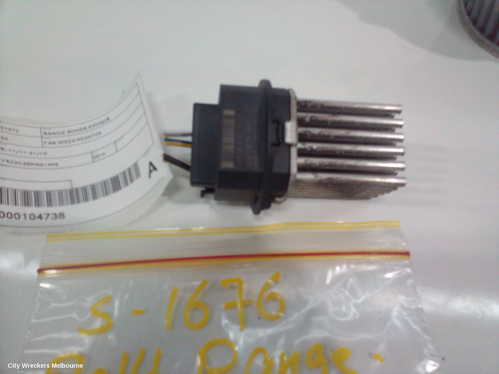 LAND ROVER RANGEROVER EVOQUE FAN SPEED RESISTOR, L538, SINGLE PLUG, 11/2011 - 01/2019 - Image 2