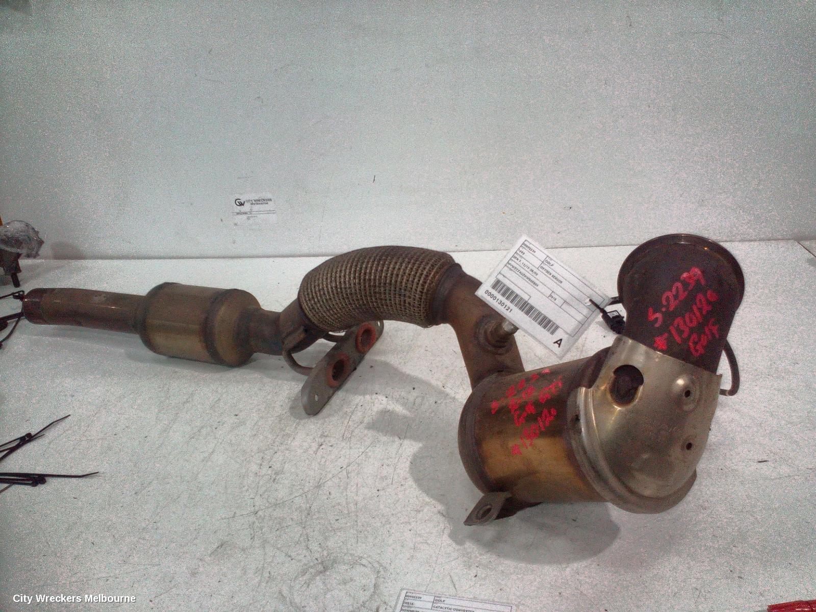 VOLKSWAGEN GOLF CATALYTIC CONVERTER, DOWNPIPE-CAT TYPE, PETROL, 2.0, TURBO, DLBA, GEN 7, 03/2017 - 08/2020 - Image 1