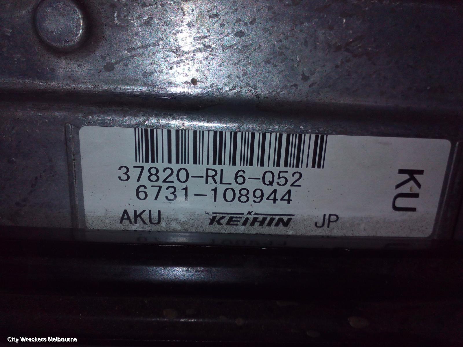 HONDA ACCORD ECU, ENGINE ECU, 2.4 ENG, AUTO T/M, ECU ONLY, 8TH GEN, EURO (VIN JHMCU), 06/2008 - 06/2011 - Image 1