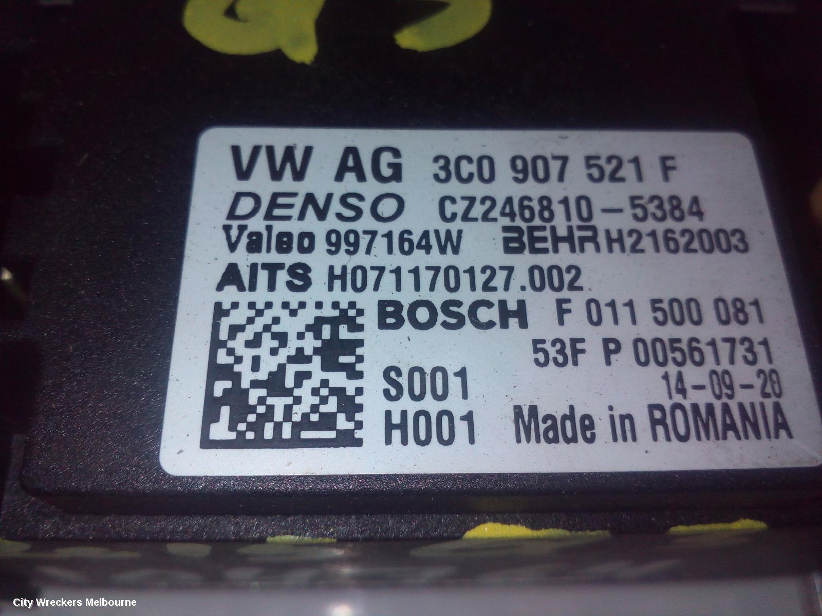 AUDI Q3 FAN SPEED RESISTOR, 8U, 03/2012 - 12/2018 - Image 3