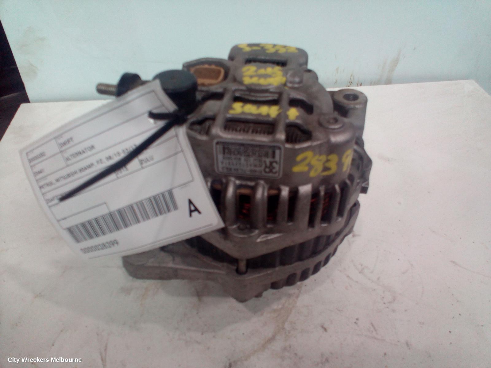 SUZUKI SWIFT ALTERNATOR, PETROL, MITSUBISHI 80AMP, FZ, 08/2010 - 03/2017 - Image 3