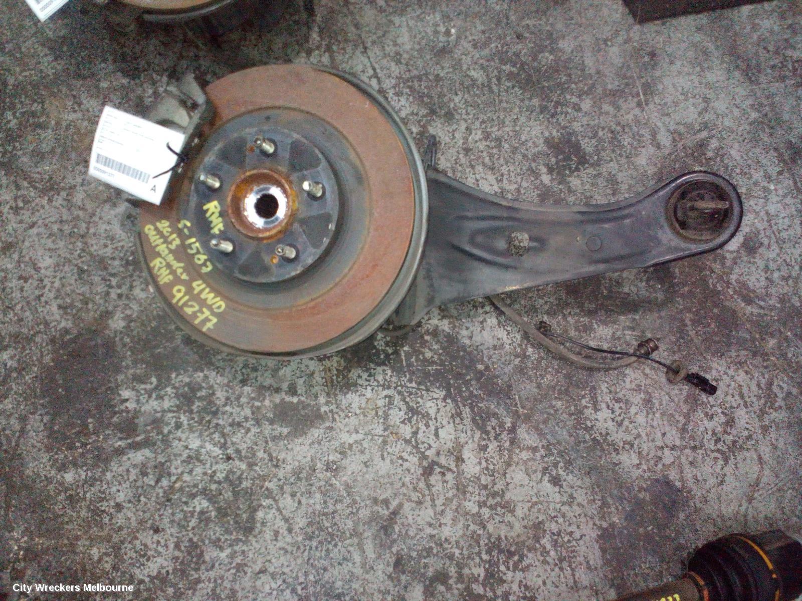 MITSUBISHI OUTLANDER RIGHT REAR HUB ASSEMBLY, ZJ-ZL, AWD, 10/2012 ONWARDS - Image 2