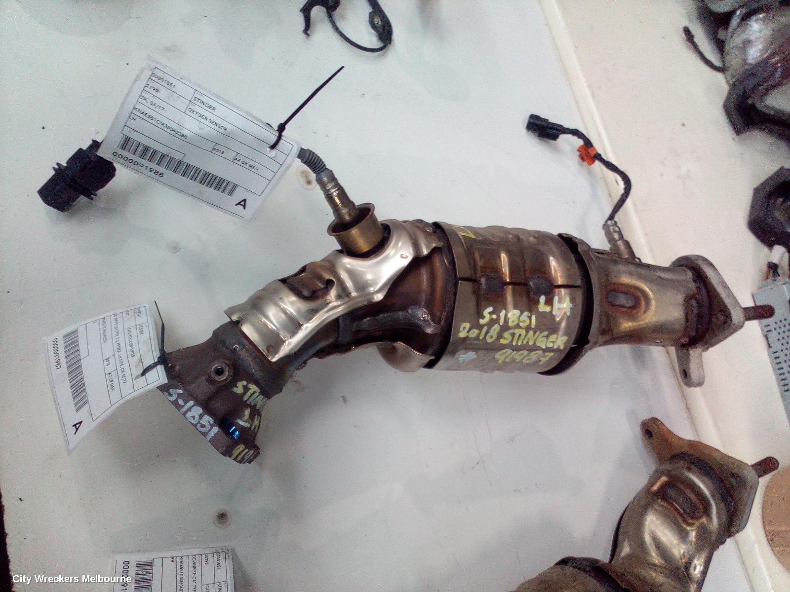 KIA STINGER CATALYTIC CONVERTER, DOWNPIPE-CAT TYPE, 3.3, PETROL, LH SIDE, CK, 06/2017 ONWARDS - Image 2