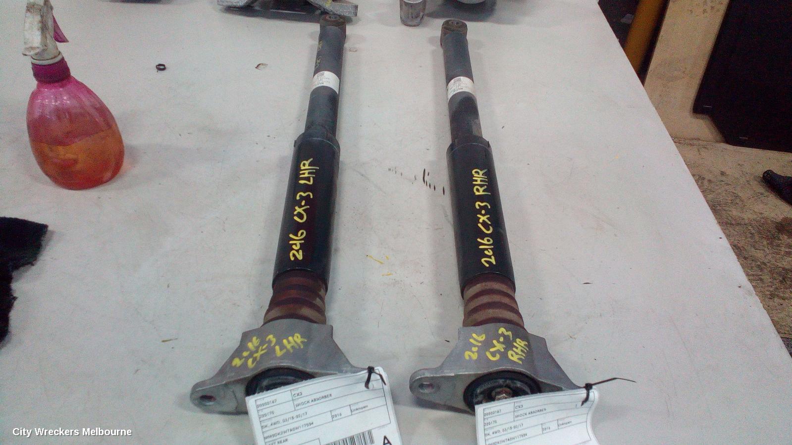 MAZDA CX3 SHOCK ABSORBER, DK, 4WD, 03/2015 - 02/2017 - Image 2