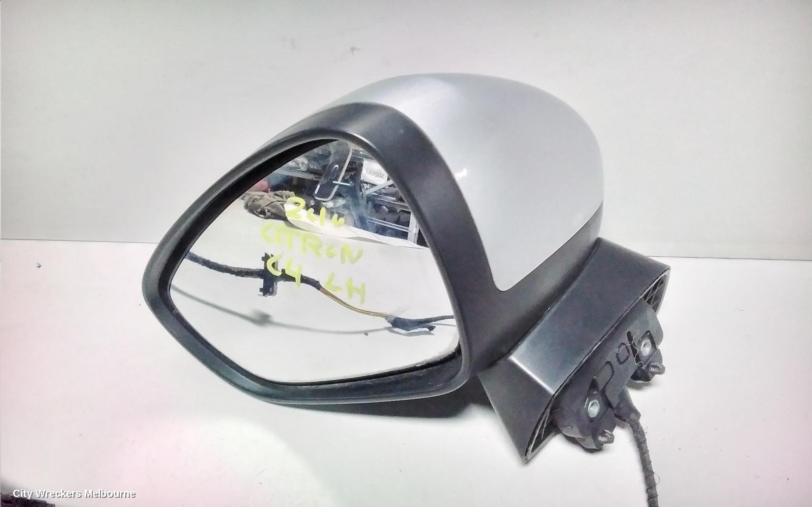 CITROEN C4 LEFT DOOR MIRROR, POWER, MIRROR HEAD # 0309023, 03/2009 - 09/2011 - Image 2