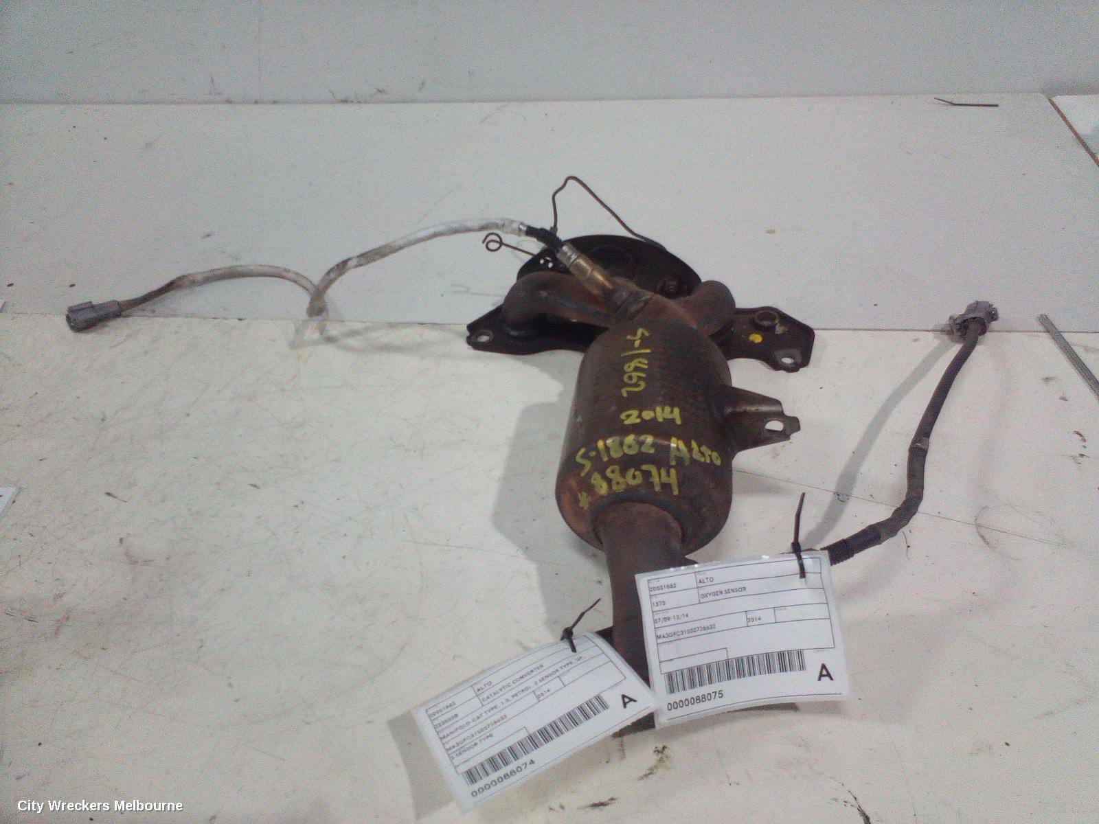 SUZUKI ALTO CATALYTIC CONVERTER, MANIFOLD-CAT TYPE, 1.0, PETROL, 2 SENSOR TYPE, GF, 07/2009 - 12/2014 - Image 1