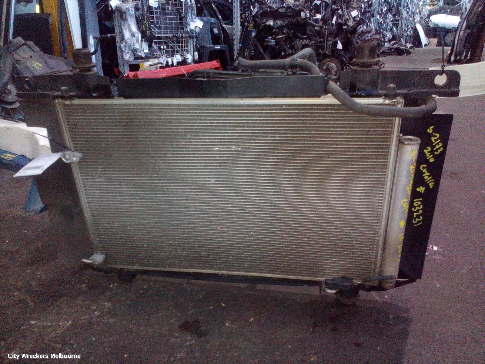 TOYOTA COROLLA A/C CONDENSER, ZRE152/20153R, 03/2007 - 10/2013 - Image 1