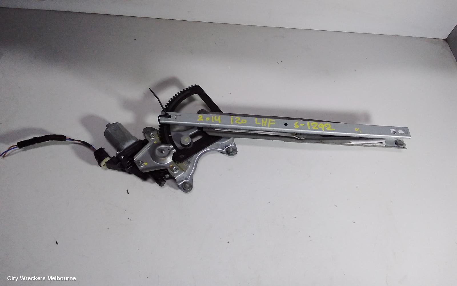 HYUNDAI I20 LEFT FRONT WINDOW REG/MOTOR, PB, 5DR HATCH, 07/2010 - 12/2015 - Image 1