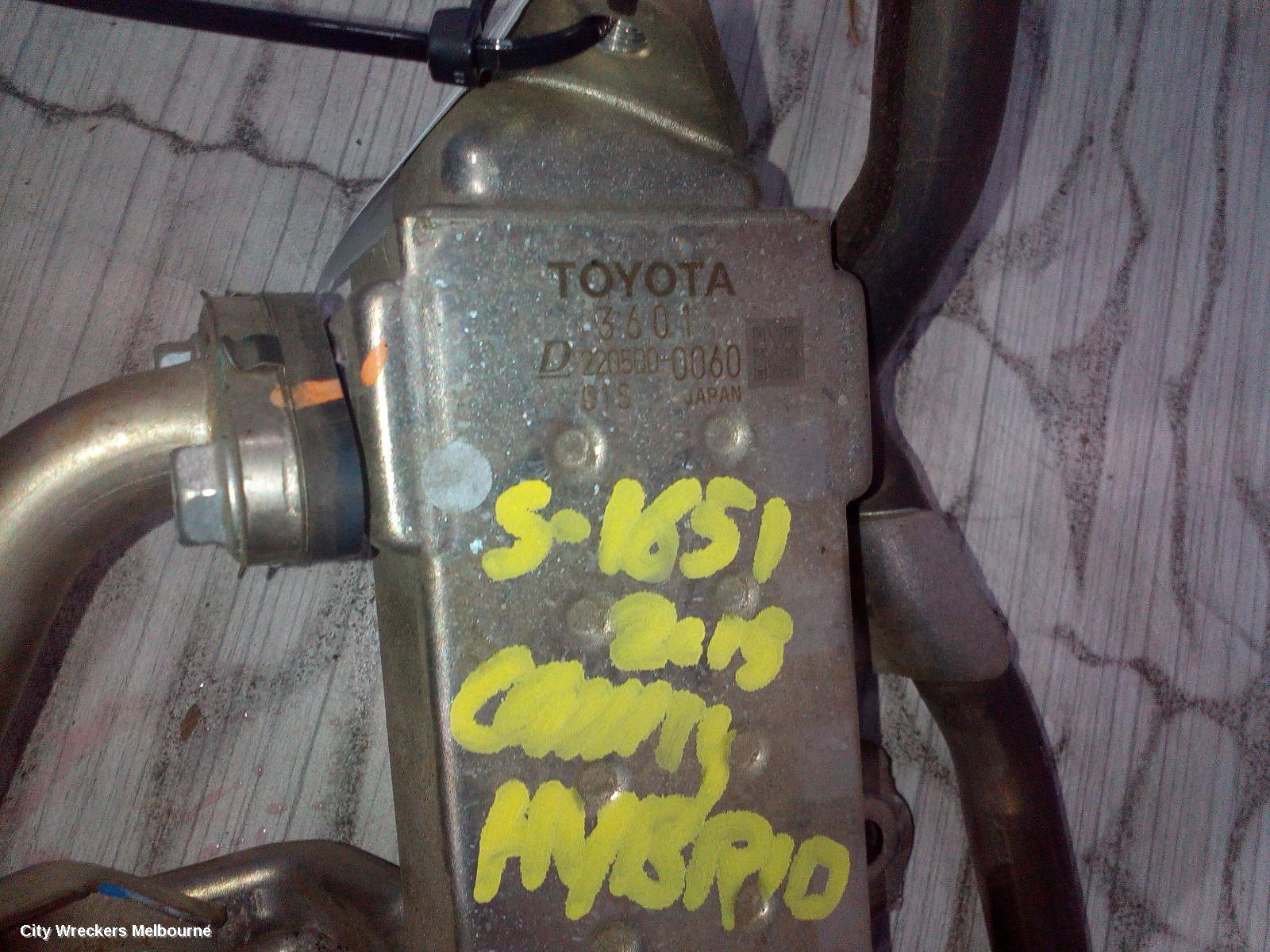 TOYOTA CAMRY COOLER, EGR COOLER, 2.5, 2AR-FXE, AVV50, 03/2012 - 10/2017 - Image 2