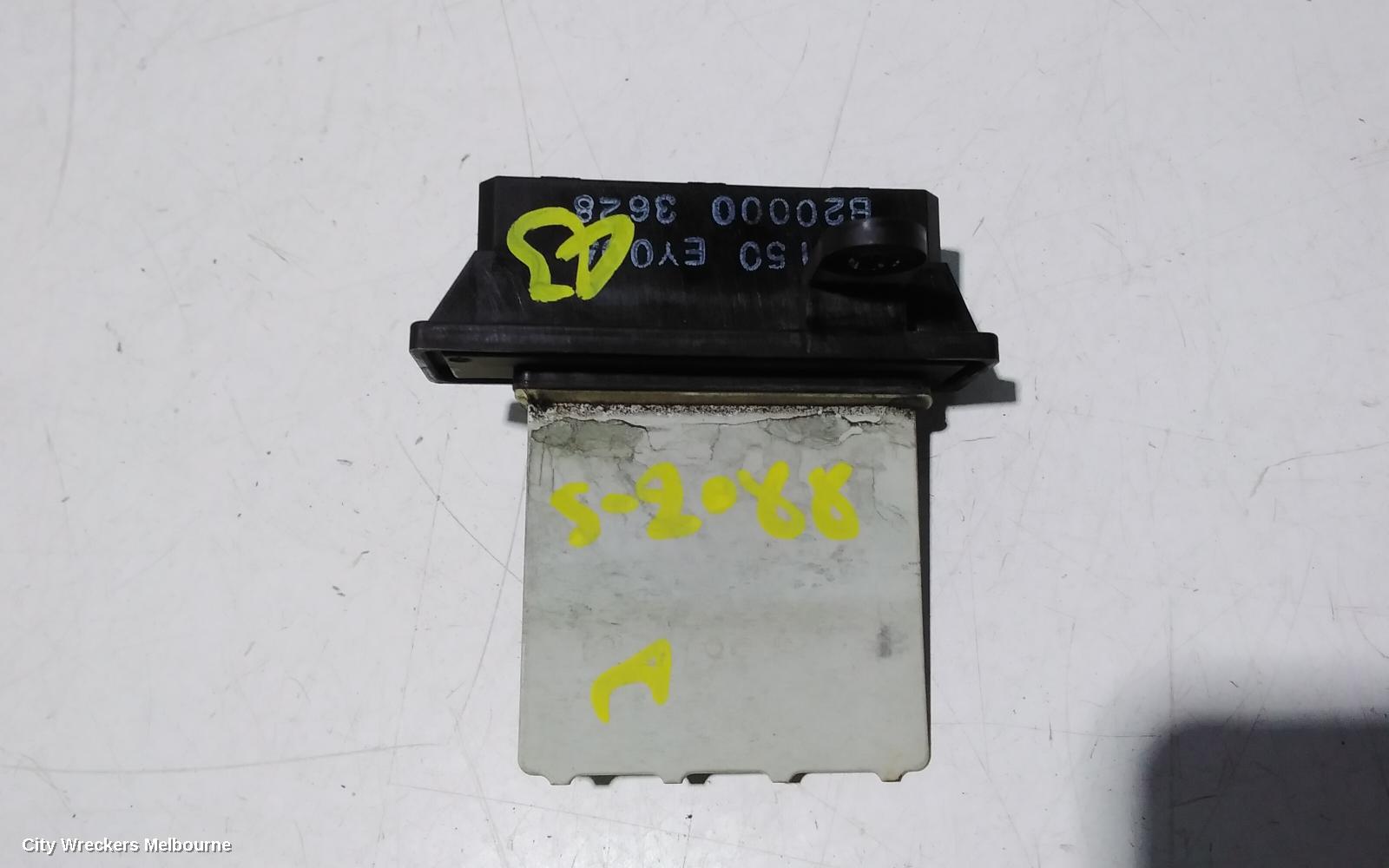 HOLDEN COLORADO FAN SPEED RESISTOR, FLAT CARD TYPE, NON-CLIMATE CONTROL TYPE, RG/RG 7, 01/2012 - 12/2020 - Image 1