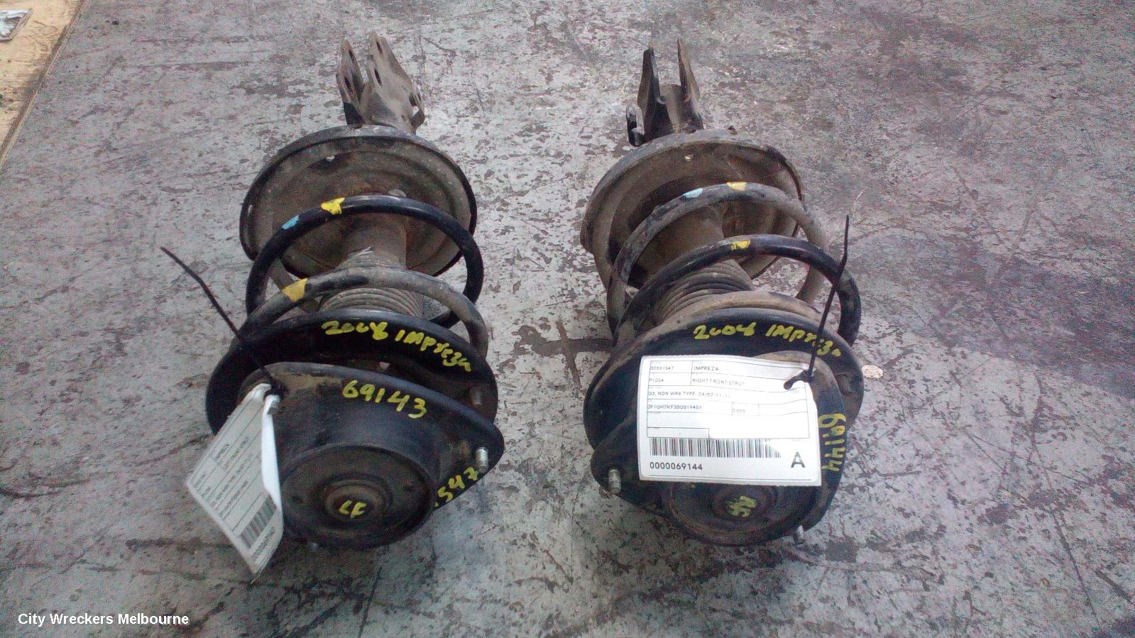 SUBARU IMPREZA LEFT FRONT STRUT, G3, NON WRX TYPE, 04/2007 - 11/2011 - Image 2