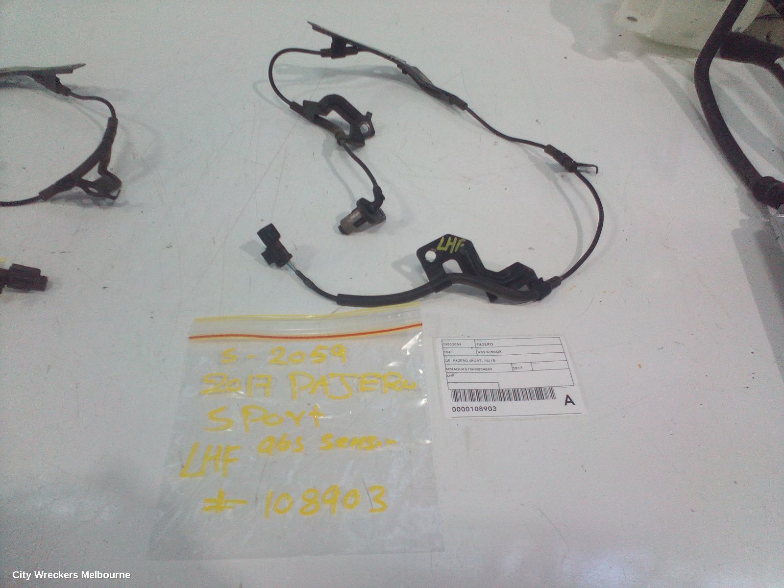 MITSUBISHI PAJERO ABS SENSOR, QE-QG, PAJERO SPORT, LH FRONT, 10/2015 ONWARDS - Image 2