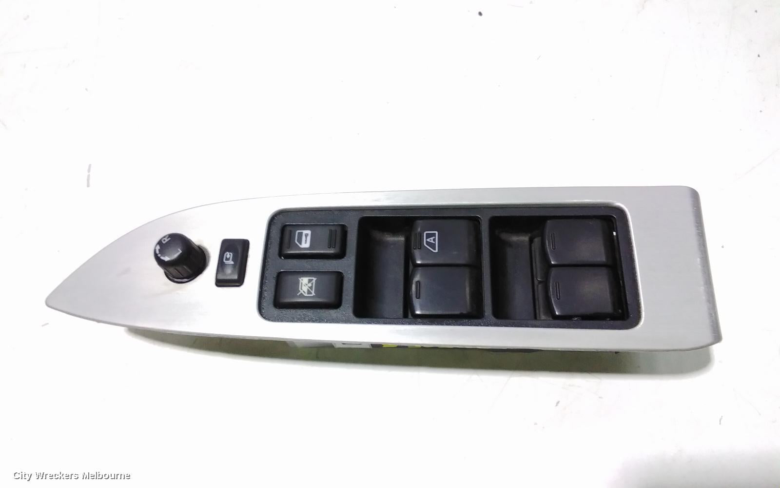 NISSAN MURANO PWR DR WIND SWITCH, RH FRONT (MASTER SWITCH), Z51, TI TYPE, 12/2008 - 12/2014 - Image 2