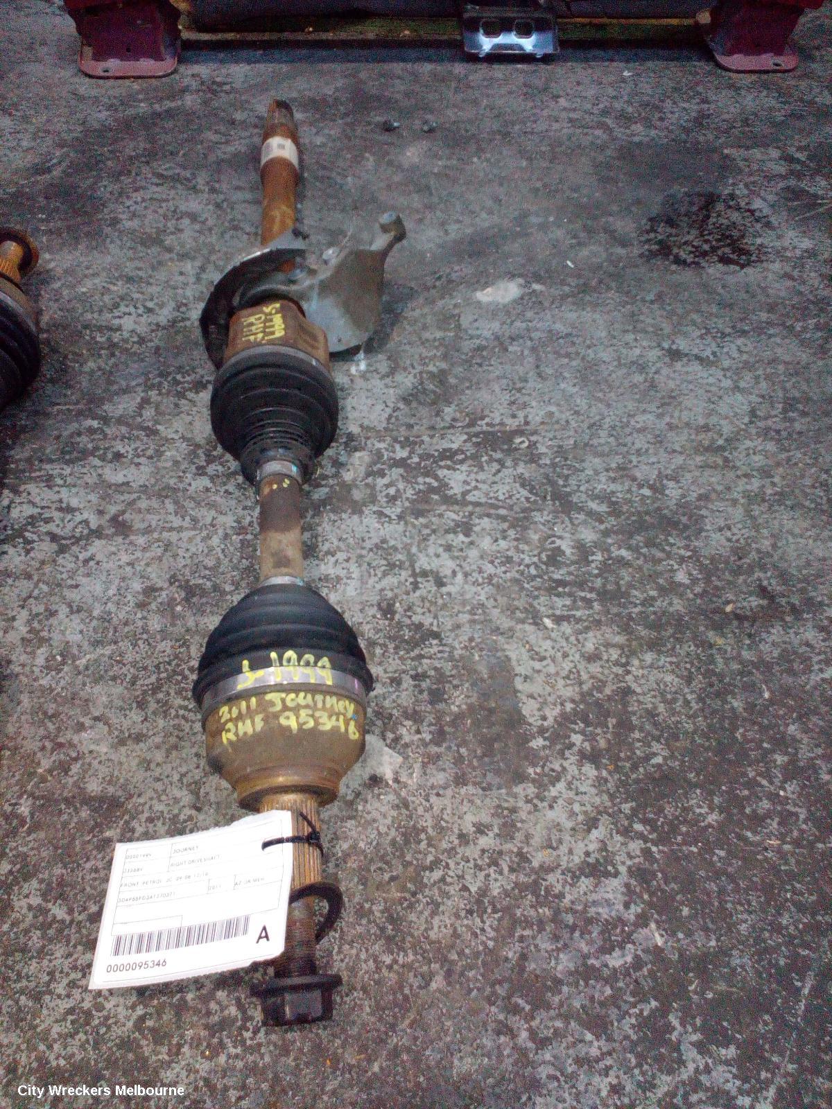 DODGE JOURNEY RIGHT DRIVESHAFT, FRONT, PETROL, JC, 09/2008 - 12/2016 - Image 2