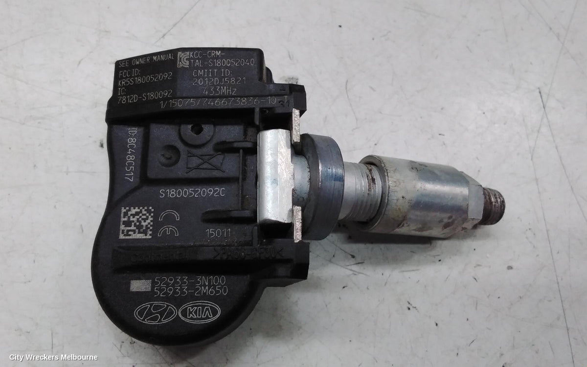 KIA SORENTO, MQ4, TIRE PRESSURE MONITOR SENSOR, P/N 52940L1100, 02/2020 ONWARDS, S180052092C HYUNDAI & KIA TYRE SENSORS TPMS SORENTO - SANTA FE - I30 - 52933-3N100: 138531 - Image 1