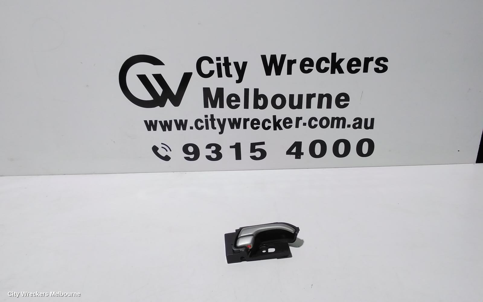 HOLDEN COLORADO DOOR HANDLE, INNER, RH REAR, BLACK, RG, 01/2012 - 12/2020 - Image 1