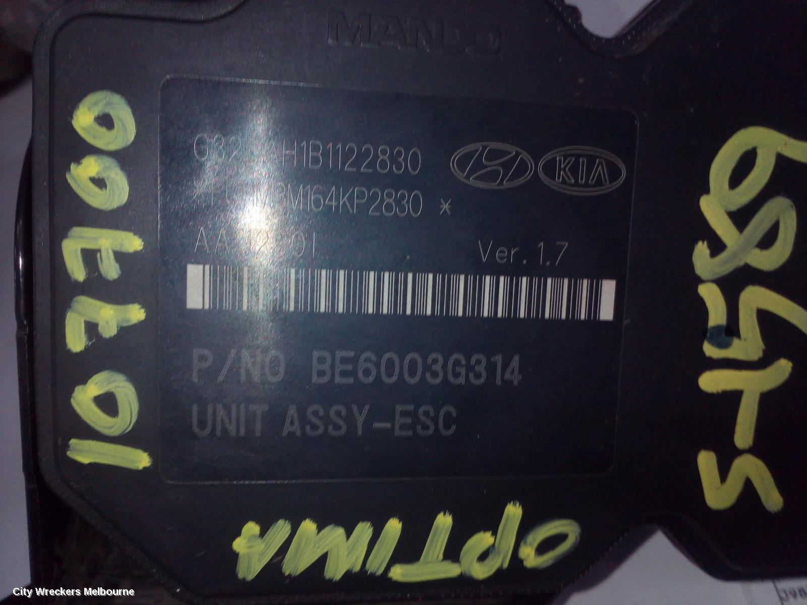 KIA OPTIMA ABS PUMP/MODULATOR, TF, 01/2011 - 08/2013 - Image 2