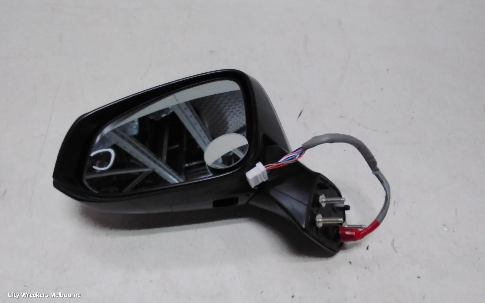 TOYOTA RAV4 LEFT DOOR MIRROR, ELECT ADJ, NON CAMERA TYPE, HIGH GLOSS BLACK, XA50, 06/2021 ONWARDS - Image 1
