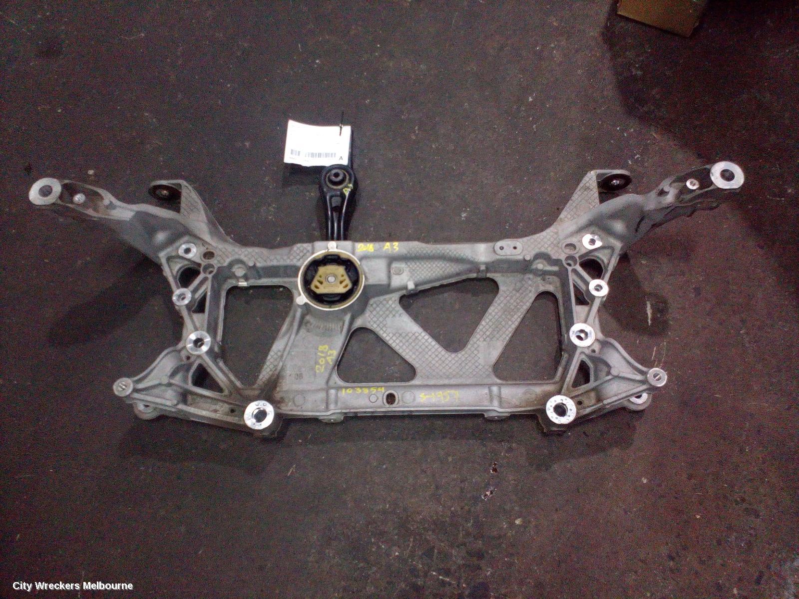AUDI A3 FRT XMEMBER/CRADLE, 8V, CROSSMEMBER, ALUMINUM, NON RS3 TYPE, 05/2013 - 10/2020 - Image 1